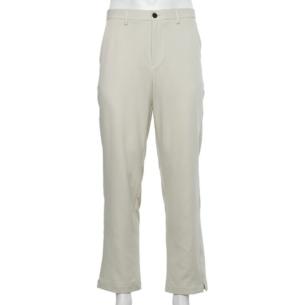 Men's Tek Gear Regular-Fit Solid Performance Golf Pants, Size 30W X 32L, Beige